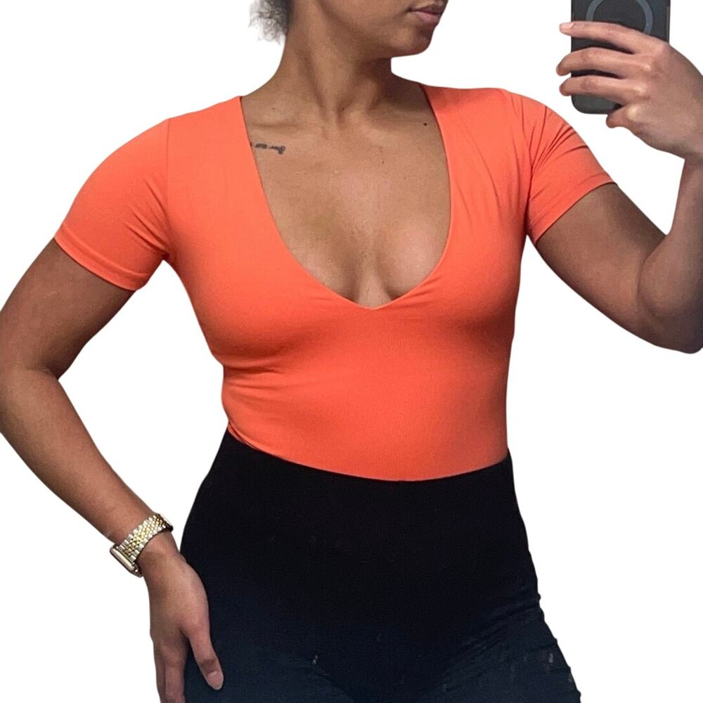 House of Harlow 1960 Short Sleeve Bodysuit